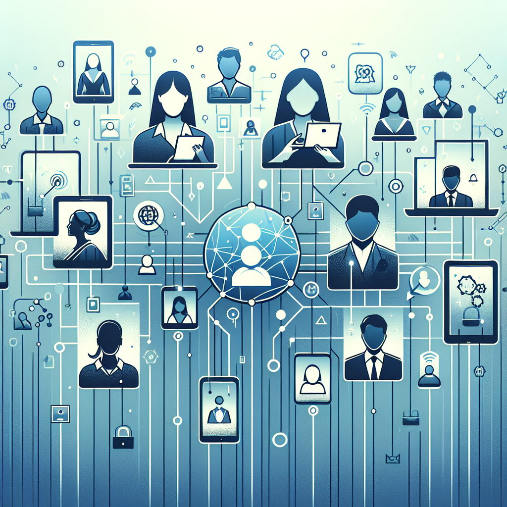 "Professionals networking on social media platforms, showcasing effective communication strategies and relationship building for career advancement."