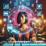 "AI-driven music remixing tools showcased on TikTok, highlighting a creator using innovative features to enhance their content."